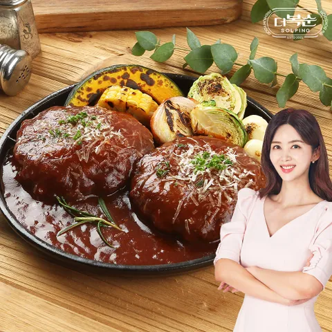 더복순 박솔미 한우 함박스테이크 190g 10팩