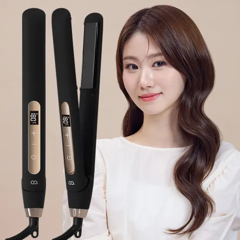 오아 데일리 고데기 티타늄 전문가용 판 볼륨 매직기 헤어 앞머리 여자 남자 고대기