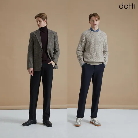 [ ★혹한기대비 기모팬츠★][도티 dotti] 도티 남성 나일론 텐션 기모 본딩 팬츠 2종 (NNGM)
