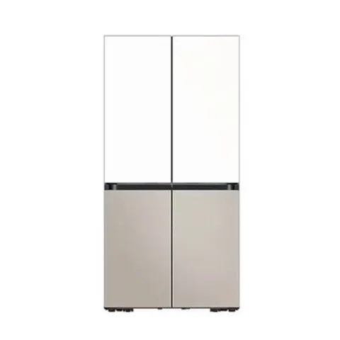 삼성 비스포크 AI 4도어 냉장고 Max 640L 에센셜화이트+에센셜베이지 RM70F63R2ZG +할인쿠폰