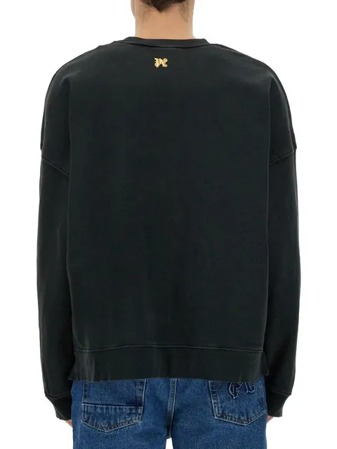 [해외배송] 24 S/S 팜 엔젤스 버닝 모노그램 프린트 맨투맨 PMBA074_R24FLE0041076 B0041277908