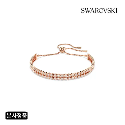 [현대백화점] [스와로브스키/본사정품] Matrix Tennis DB 로즈골드 팔찌M 5677823 +할인쿠폰