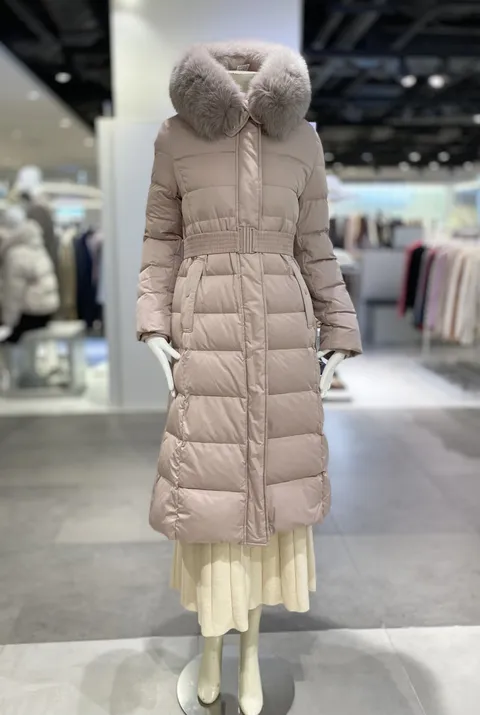 [현대백화점] [제이제이지고트] 폭스퍼후드 구스다운점퍼 GLCA2PD50