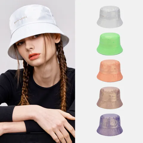 [화이트샌즈] 공용 이리디센트 숏 버킷햇 유니콘 (5 colors)