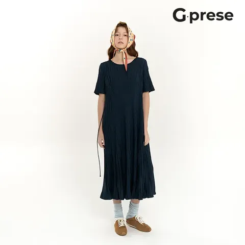 [ ★현대홈쇼핑 단독/한정수량 에디션★][G.prese] 지프레세 26SS 반소매 원피스+슬립 +무이자5개월