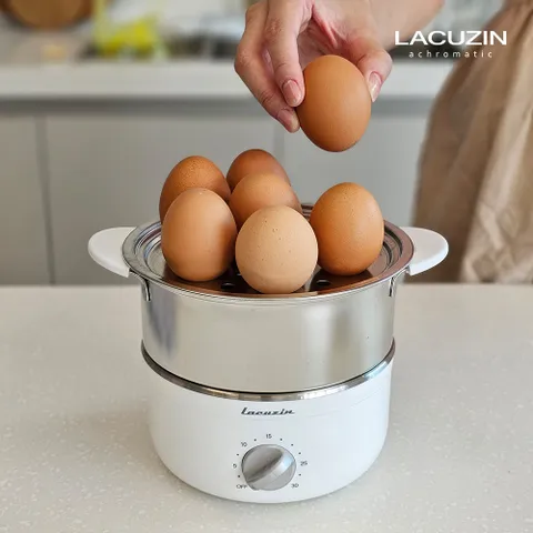 라쿠진 풀스테인리스 2단 미니찜기 LCZ170