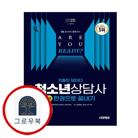 [시대고시기획] 2025 시대에듀 기출이 답이다 청소년상담사 1급 한권으로 끝내기