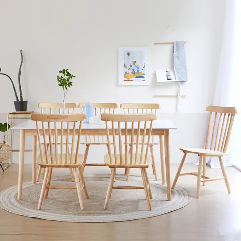 [베스트리빙] 스칸디 1800 토토 6인 세라믹 식탁세트