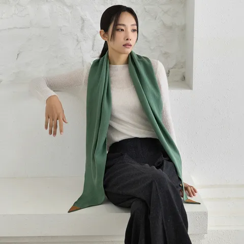 [런칭가 129000원] J BY 울실크캐시미어 숄 - 현대Hmall
