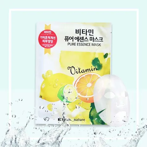 에바네이쳐 비타민 마스크팩x10팩 수분팩 시트팩