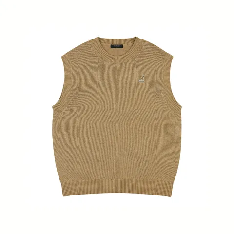 [현대백화점] [ 캉골 ★2023 AW 신상품★][캉골] 체스트 심볼 니트 베스트 1869 베이지