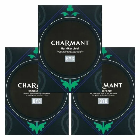 [하프클럽/BYC]남성 자수 손수건 6종 세트