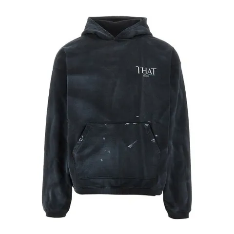 [해외배송][디스이즈네버댓] 캥거루 포켓 루즈 후드 티셔츠 TN253TSWHO13 BLACK