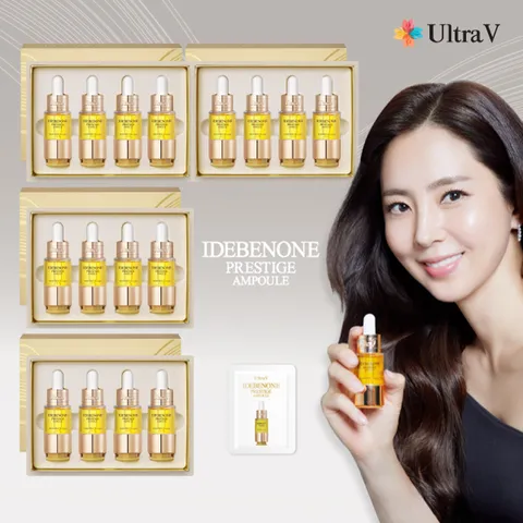 울트라브이 이데베논 프레스티지 앰플 4박스(10ml 16개) + 앰플 파우치(1ml) 1개 