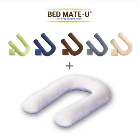 [BEDMATE-U]베드메이트유 바디필로우_베이직 커버 추가 SET(속통 +기본 화이트 겉커버+겉커버 추가)