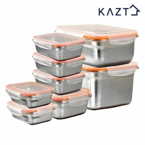 [하프클럽/가쯔]냉장고정리스텐반찬밀폐용기실속형세트