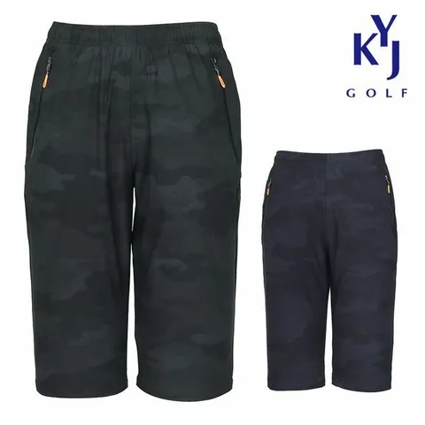 [하프클럽/김영주골프]여름 밀리터리 카프리 팬츠 쿨링 남성 7부 반바지 KOMM