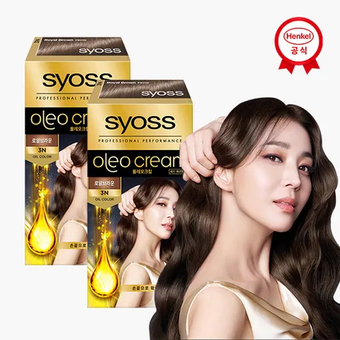 사이오스 새치염색약 올레오 3N 로얄브라운 x2개