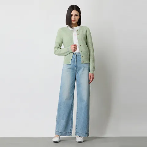 [시슬리] 모헤어 블렌드 메탈 가디건_SAKC02511MT +할인쿠폰