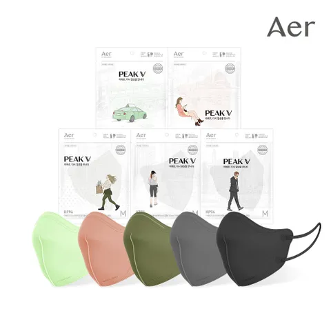 아에르 KF94 피크 V 라이트 마스크 소형 10개입 