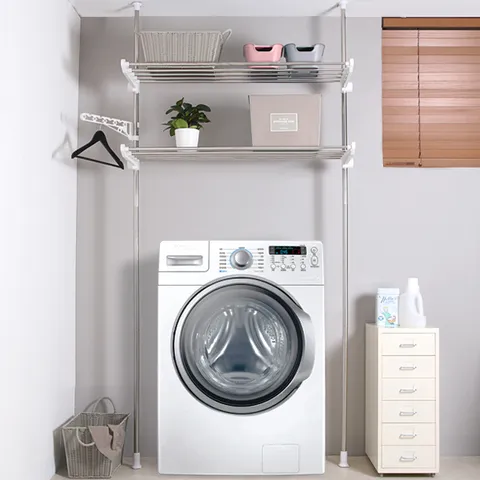 세탁기접이식정리선반2단