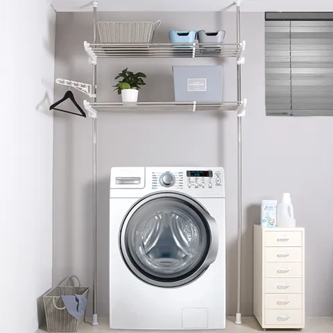 세탁기접이식슬라이드선반2단