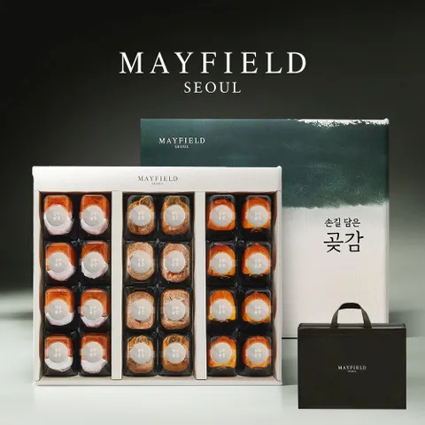 [★[26년설레는설] 10%다운쿠폰+최대10%적립 (1/22∼2/12, 적립금신청必)★][메이필드호텔][보냉가방]3대 명산지 곶감 24과 1.2kg(상주반건시8과함안4과산청4과상주 건시8과)낱개포장