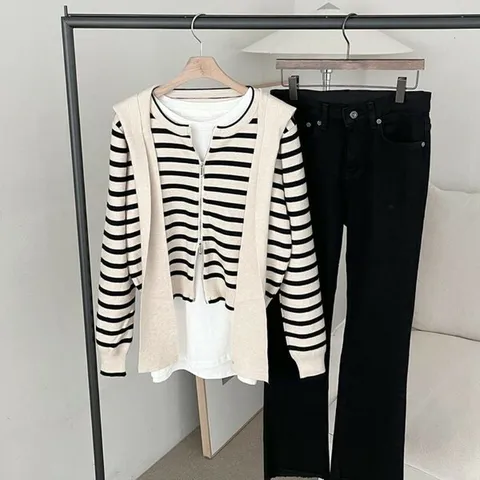 [하프클럽/다잇템]여자 레이어드숄 투웨이집업 FW 가디건