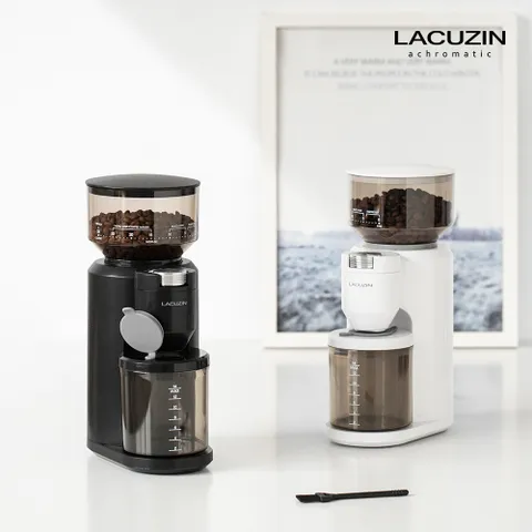 (Hmall 행사)라쿠진 홈카페 30단계 조절 전동 커피 그라인더 LCZ5001 에스프레소용 스텐다드용 2가지 버전