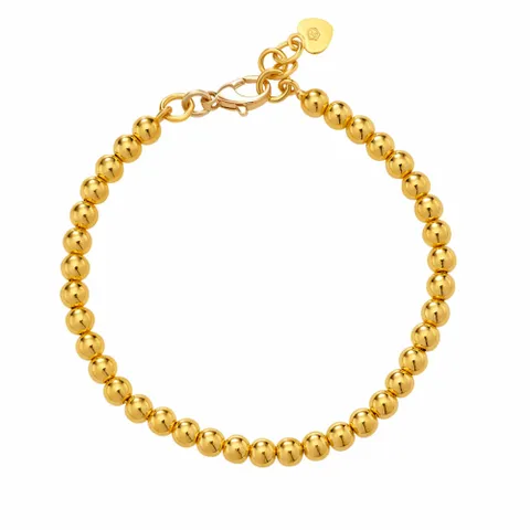 여자 순금 볼 팔찌 레이어드 24K 7.5g 18K장식 +할인쿠폰