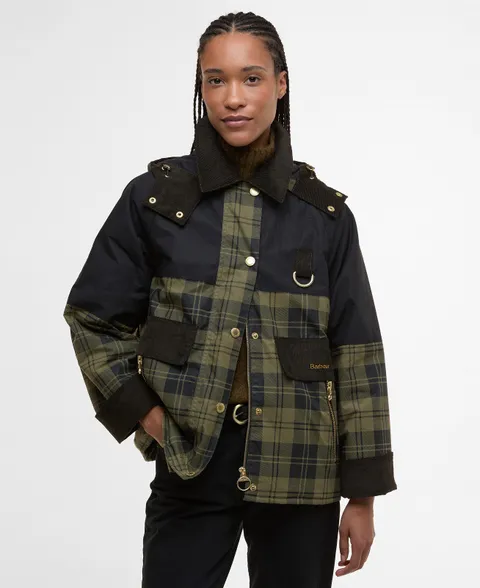 [현대백화점] [바버}JU5F314 L3[BarBour][25FW]여성 올리브 Elaine 샤워프루프 자켓 +할인쿠폰