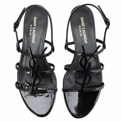 생로랑 카산드라 로고 샌들 슬리퍼 552245 0NPVV 1000 +할인쿠폰