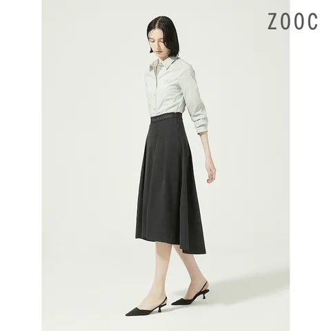 [ZOOC] 자수포인트 셔츠형 블라우스 MT_Z231MSC104