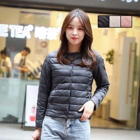 [옷자락]옷자락 미니멀 LED-158 베이직 오리털 경량 패딩 미니멀 +할인쿠폰