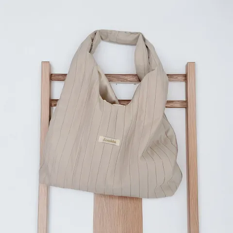 여성 여름 심플 셔링 주름 가방 시원한 에코백