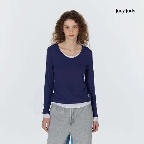 [쥬시쥬디] J라운드넥레이어링티셔츠(ON) JYTS02AG +할인쿠폰