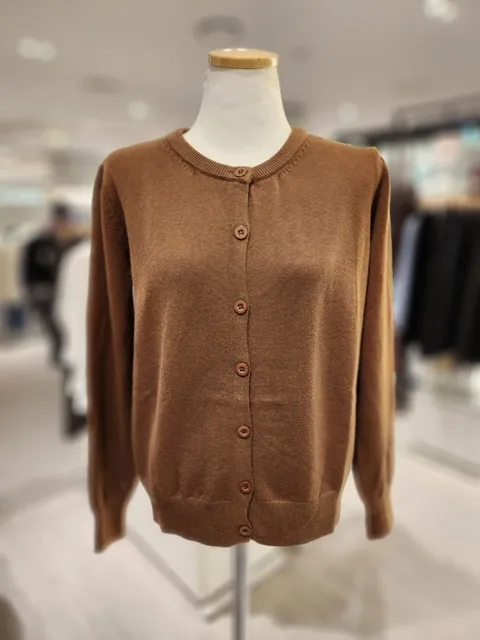 [현대백화점] [SOUP]숲 기본 라운드 가디건 (SBAGD37) +할인쿠폰