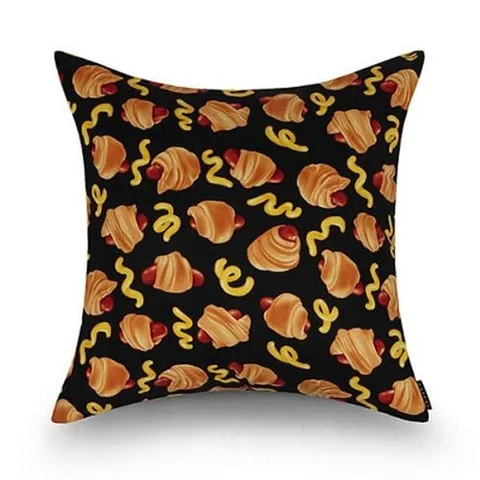 nother Hot Dog Roll Cushion / 나더 핫도그롤 패턴 쿠션 +할인쿠폰