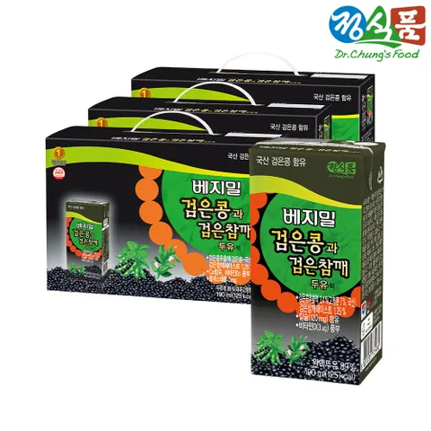 [  ][정식품] 베지밀 검은콩과 검은참깨 190mlx72팩