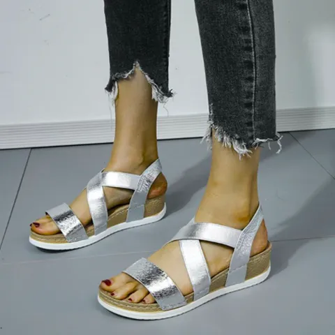 [쉬즈너리]쿠션샌들 스트랩샌들 하이힐 슬리퍼 정장 힐샌들0411