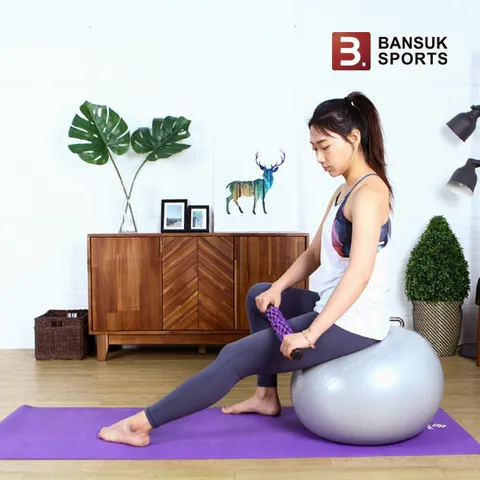 [반석스포츠] 마사지스틱 (일반형 퍼플)/마사지봉/지압봉/스트레칭/셀프마사지