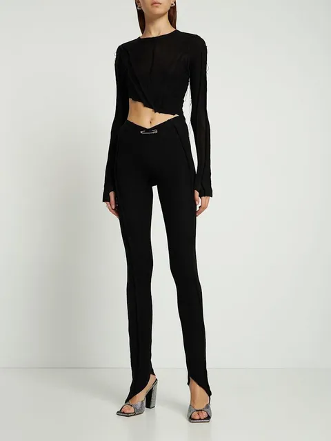 [해외배송] 비대칭 스트레치 텐셀 팬츠 B0060318987