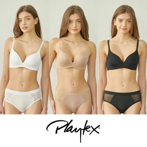 [Playtex] 플레이텍스 와이어리스 시크릿S 브라팬티 6종세트 PXW2M101214_T - 현대Hmall