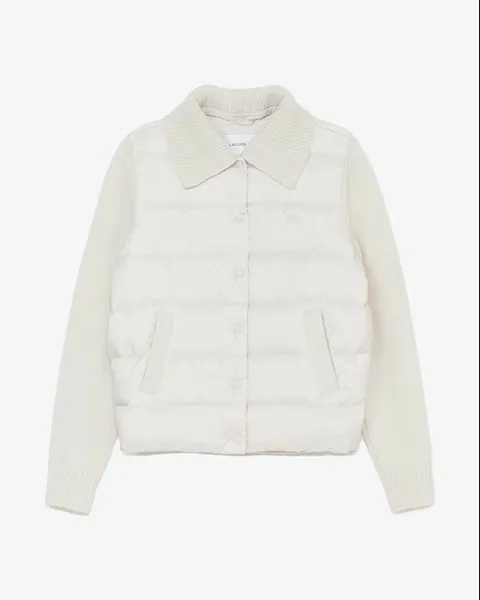 [현대백화점] 라코스테우먼 25FW 니트패치 경량다운 BF354E-55N XFJ +할인쿠폰