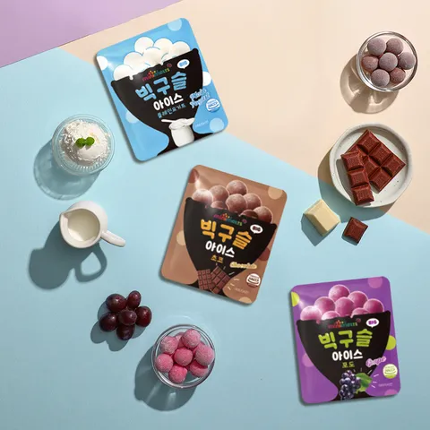 [미니멜츠] 빅구슬아이스크림 16개 / 쵸코+포도+요거트