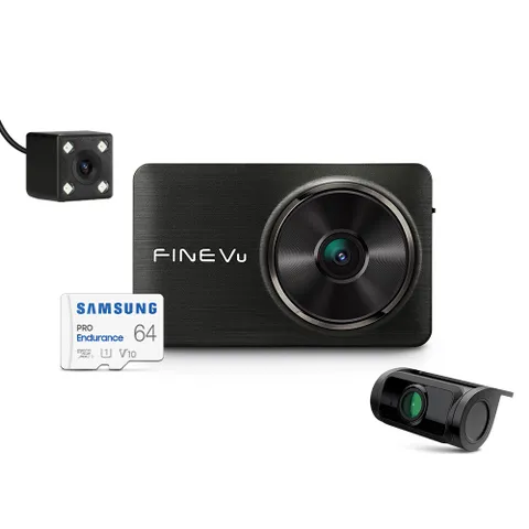 파인뷰 X990 페달블랙박스 F/F/F 블랙박스 3채널 적외선 IR 페달 카메라 64GB 자가장착 - 현대Hmall