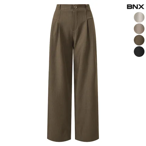 [BNX] 여성 핀턱 주머니 슬랙스 +할인쿠폰