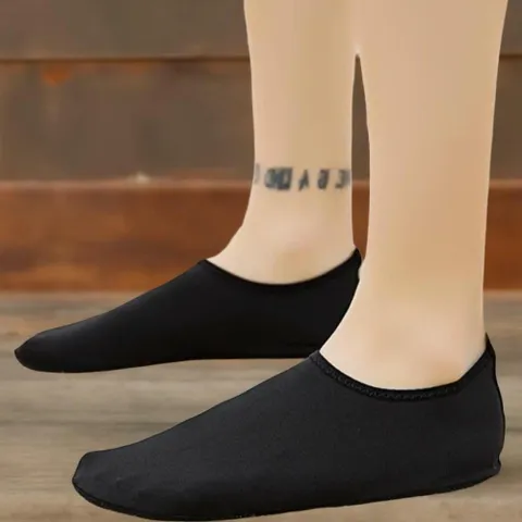 |CCS7D03|여성용 방수 아쿠아 슈즈 - 블랙 네이비 여름 물놀이 신발