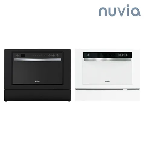 누비아 6인용 무설치 무타공 식기세척기 NDW-NI6 / 가정용 프리스탠딩 텀블러 컵 식세기 건조 살균