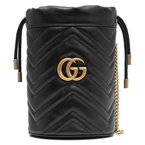 [GUCCI] 구찌 GG 마몬트 미니 버킷백 575163-DTDRT-1000